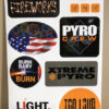 7x11 Pyro Sticker Sheet
